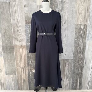 NWT Ports 1961 Classic Essential Belted MIDI Dress
